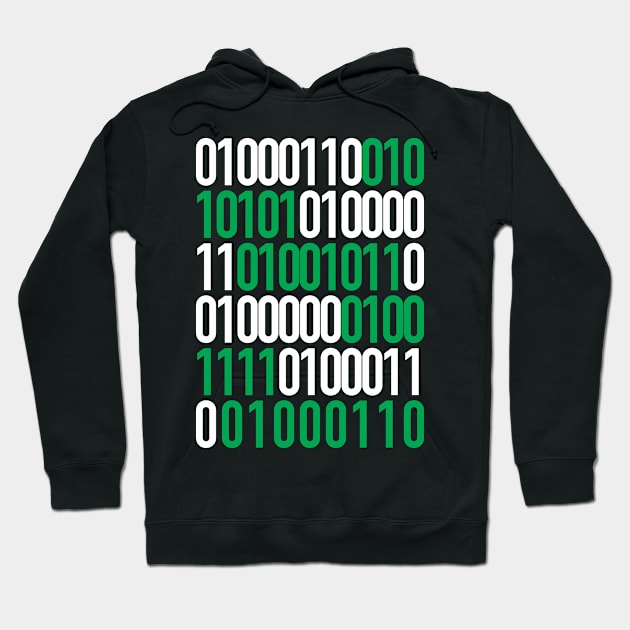 Fuck Off Binary Code Funny Gift Sarcasm Hoodie by smartrocket